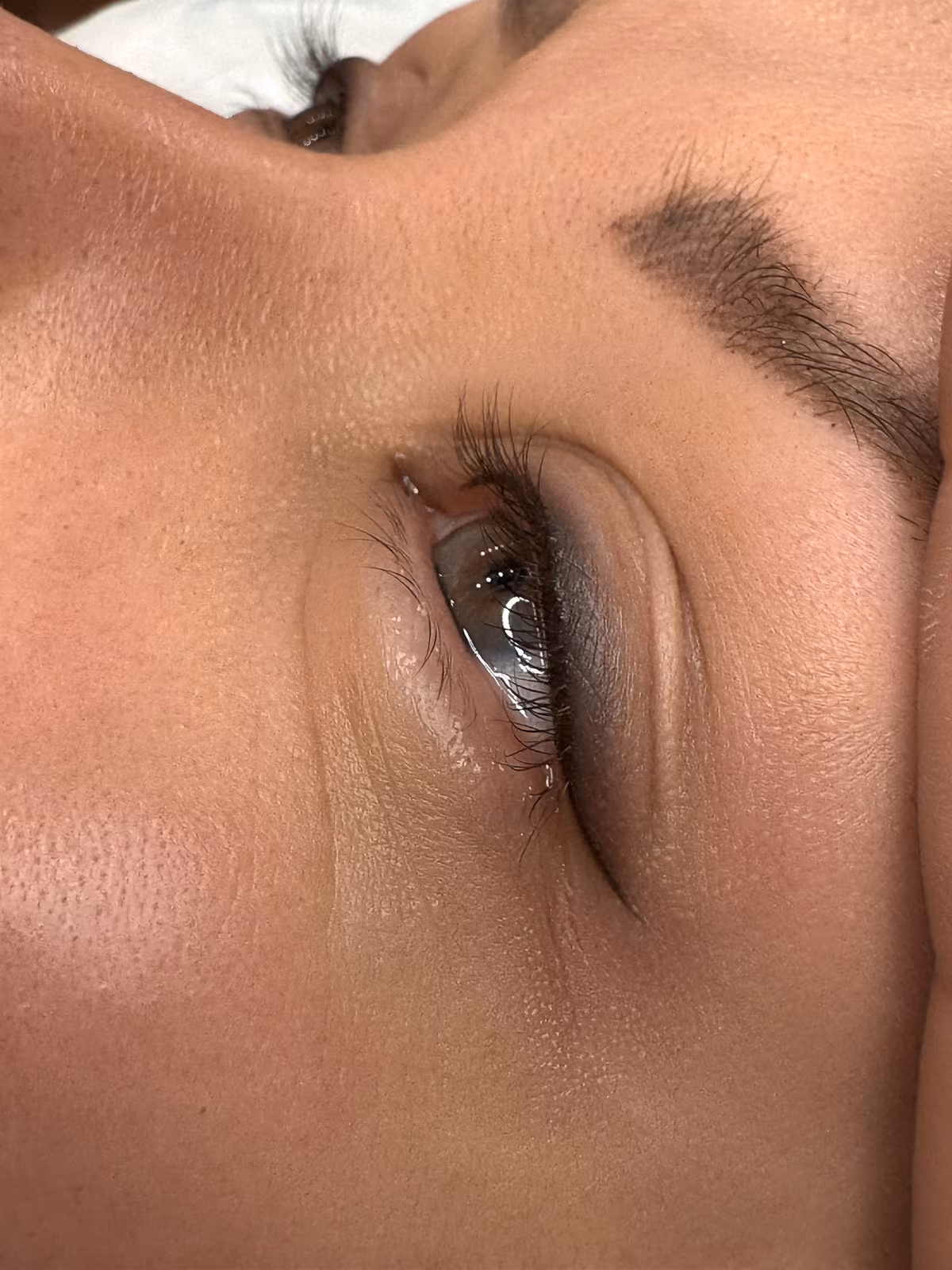 Soft smoky lashline enhancement tattoo, permanent eyeliner Bellevue Kirkland