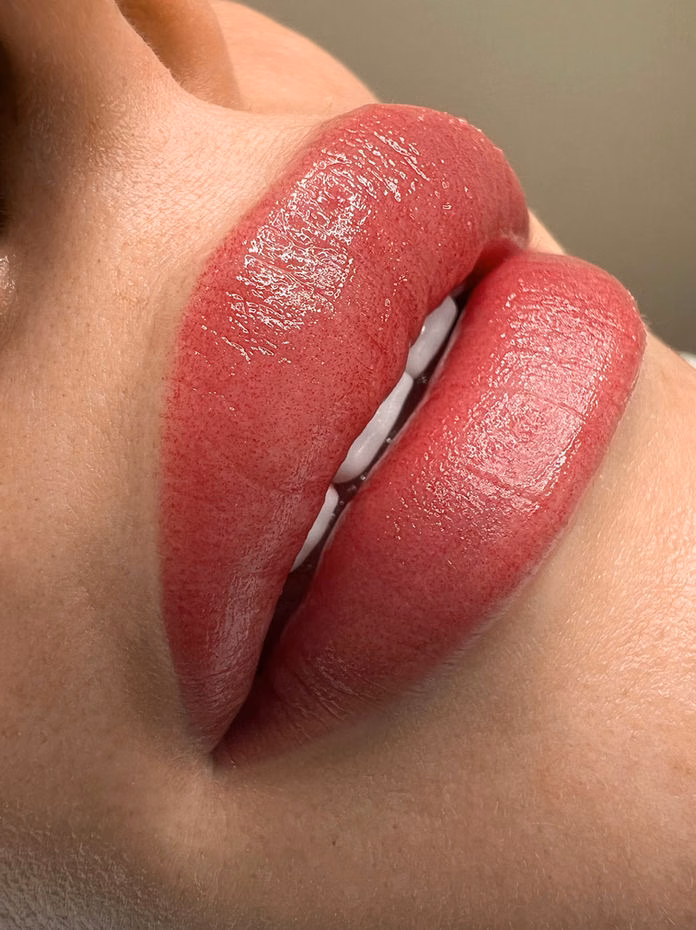Lip blush result at Calypso Beauty, Bellevue / Kirkland