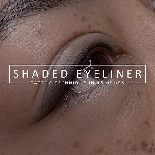 Eyeliner tattoo permanent makeup lesson, lashliner and foxy line techniques