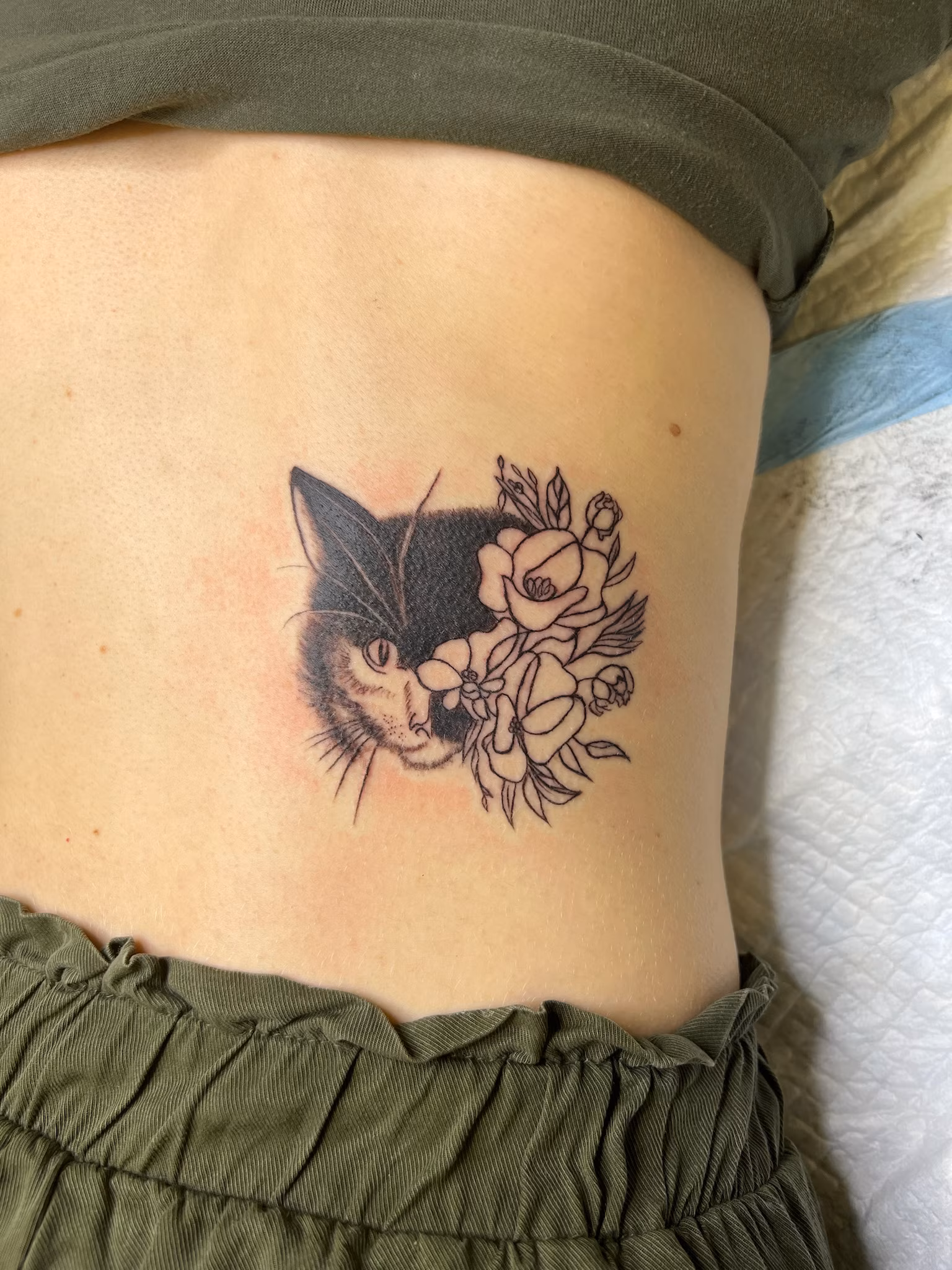 Fine-line tattoo by Daria Lamt at Calypso Beauty, Kirkland