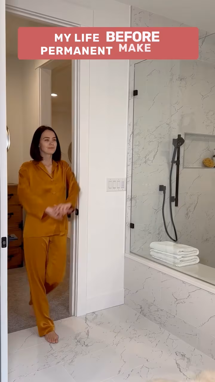 My life before and after permanent makeup: a morning routine, made simple